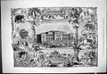 Original Old Antique Print 1877 Zoological Gardens Frankfort-On-The-Maine 19th