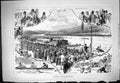 Original Old Antique Print 1877 Henley Regatta Rowing Boats Race Sport 19th
