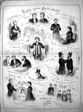 Antique Print 1877 Bachelor'S Consolation Hints Against Matrimony Romance 19th