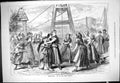 Original Old Antique Print 1877 Scene Liz Opera Comique Theatre Actors Friston
