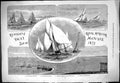 Antique Print 1877 Ramsgate Yachts Frederica Granville Marina Prize Sailing