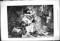 Original Old Antique Print 1877 Scene Famous Plays Merry Wives Windsor Actors