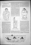 Antique Print 1877 Theatre Captious Critic Cooper Lilian Small Boat Actors 19th