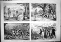 Antique Old Print 1877 Theatre Scene Queen Hour Wearing Green Deoch Dur'Ass