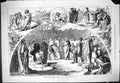 Original Old Antique Print 1877 Scene Famous Plays Winter'S Tale Theatre Actors