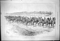 Antique Old Print 1877 Start Line Cambridgeshire Horse Racing Sport Jockeys