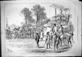 Old 1877 Meet Queen'S Staghounds Hunting Uncarting Deer Sport Horses Victorian
