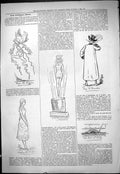 Original Old Antique Print 1877 Theatre Captious Critic Jerry Terrible Vaughan