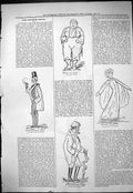 Original Old Antique Print 1877 Theatre Captious Critic Romeo Aunt Judith Mogg