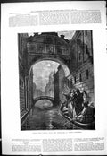 Old Scene Famous Play Marco Foscarini Canal Boats Moonlight Theatre