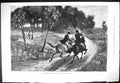 Original Old Antique Print 1877 Hunting Morning Horses Huntsmen Sport Morris