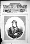 Antique Old Print 1878 Portrait Miss Lizzie Coote Prince'S Theatre Manchester