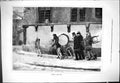 Old Antique Print Music Band Walking Home After Bad Day Entertainers 1878 19th
