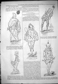Original Old Antique Print 1878 Theatre Captious Critic Orson Taylor Valentine