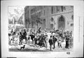 Original Old Antique Print 1878 Horse Census Chateau D'Eau Paris France 19th