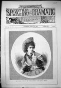 Antique Print 1878 Portrait Miss Victoria Vokes Musical Farce Bunch Berries