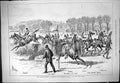 Antique Print 1878 Grand Military Horse Racing Sandown HousehBrigade Cup Be