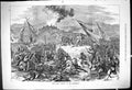 Original Old Antique Print Scene Plevna Battle Canterbury Theatre 1878 19th