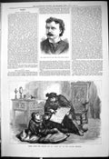 Old Portrait Joseph Maas Carl Rosa Opera 1878 Scene Louis Lyceum Thea Victorian