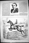 Old Fusilier Canada Steeplechaser Horse 1878 Portrait John Stainer Do Victorian
