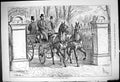 Original Old Antique Print 1878 Pair Right Sort Horses Transport Coach Sturgess