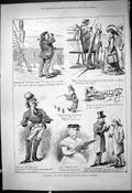 Antique Old Print 1878 Starring South Africa Ship Deck Horse Transport Coach