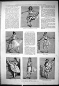Original Old Antique Print 1878 Ballet Paris Academy Stage Dancing Young Girls