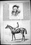 Old Pilgrimage Horse Two Thousand Guineas 1878 Portrait Tatton Sykes Victorian