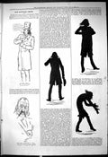 Original Old Antique Print Haymarket Theatre Captious Critic 1878 Silhouettes