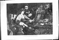 Old Antique Print 1878 Uriel Acosta Judith Romance Man Woman Music Book 19th