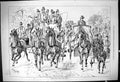 Old Antique Print 1878 Horses Coach Transport Derby Race Sport Spectators 19th