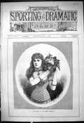 Old Antique Print 1878 Portrait Miss Hazel Gaiety Theatre Beautiful Woman 19th