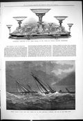 Old Royal Thames Yachts Jullanar Florinda Ada 1878 Testimonial Rogers Victorian