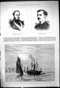 Old Portrait Theodore Hook Ernest Durham 1878 Prince Wales Yacht Club Victorian