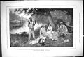 Antique Old Print 1878 Salon De Le Dimanche Family Picnic Jourdain River Boat