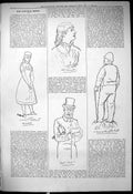 Antique Print 1878 Theatre Captious Critic Honeyton Mirable Actress Actors 19th