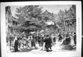Antique Old Print 1878 Extraordinary Renaissance Saxe-Weimar Entertainment 19th