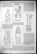 Antique Old Print Theatre Captious Critic Mary Warner Marie Exeter Hall 1878