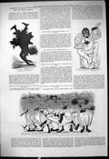 Antique Print 1878 Princess'S Theatre Captious Critic Slaves Royal Aquarium