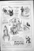 Antique Print Humours Past Month September Justice Shakspear Catterton 1878