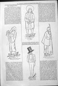 Original Old Antique Print Captious Critic Theatre Actors Mr Ryder 1878 19th