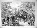 Old Children'S Caravan Berlin Zoo Study Camel Ride Outdoor Scene 1878 0 19th