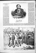 Antique Old Print Finish Great Walking Match At Agricultural Hall Haile 1878