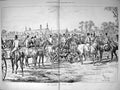 Old Quorn Kirby Gate Horses Hunting Dogs Hounds Sport Sturgess 1878Victorian