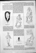 Original Old Antique Print Captious Critic Theatre Actors Tenor Comet 1878 19th