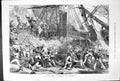 Old Print Battle War Last Scene From Trafalgar At Canterbury Friston 1878 19th