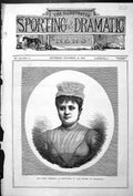 Antique Print 1878 Miss Emma Chambers Serpolette Les Cloches De Corneville 19th