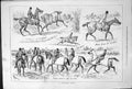 Old Antique Print A Welcome Thaw Sturgess Horses Morning After Rain 1879 19th