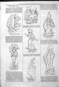 Old Print Captious Critic Theatre Actors Clairette Infantry Officer 1879 19th