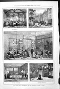 Old L'Assommoir Scenes Paris Wash-House Construction Boulevard Fete D